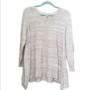 Style & co Marled V-Neck Sweater